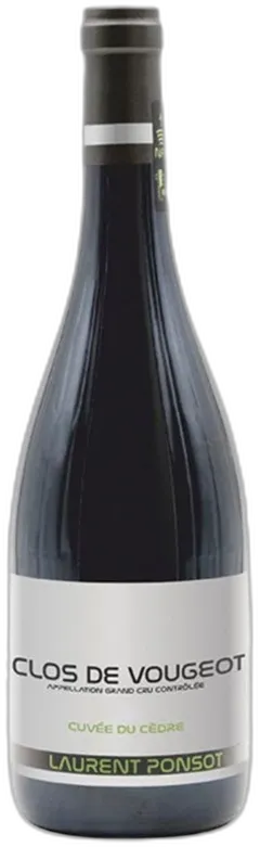 illustration du vin Domaine Laurent Ponsot Clos de Vougeot Grand Cru 'Cuvee du Cedre' 2020 Rouge 0