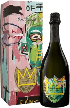 photo Dom Pérignon Vintage Jean-Michel Basquiat Édition Spéciale Design Jaune 2015