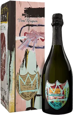 photo Dom Pérignon Vintage Jean-Michel Basquiat Édition Spéciale Design Bleu 2015