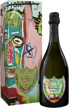 photo Dom Pérignon Vintage Jean-Michel Basquiat Édition Spéciale Design Vert 2015