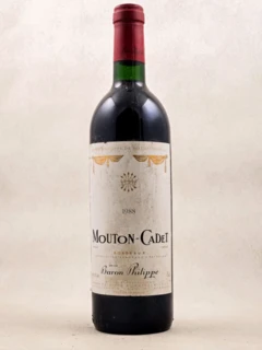 photo Mouton Cadet Baron Philippe de Rothschild 1988