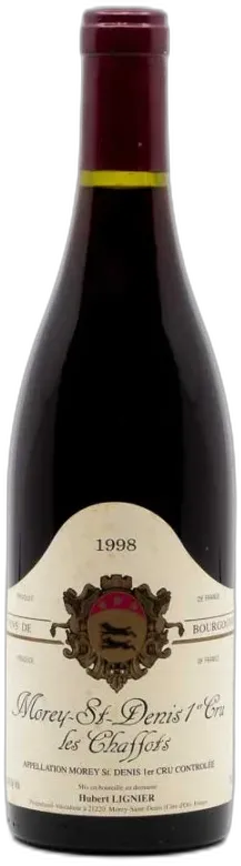 photo du vin Lignier Hubert Morey Saint Denis 1er Cru le Chaffots 1998