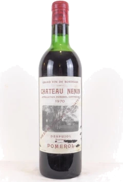 photo 1970 Pomerol Château Nenin b1 Rouge Bordeaux