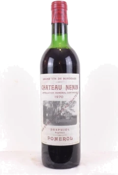 photo 1970 Pomerol Château Nenin Rouge Bordeaux