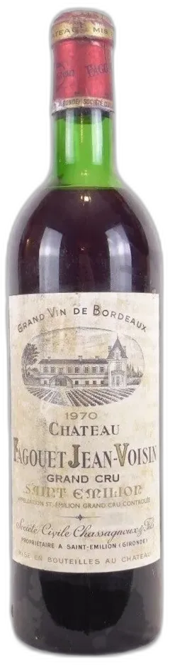 photo 1970 Saint-Émilion Château Fagouet Jean-Voisin Grand Cru Rouge Bordeaux