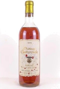 photo 1970 Barsac Sauternes Château Guiteronde Hayot Liquoreux Bordeaux