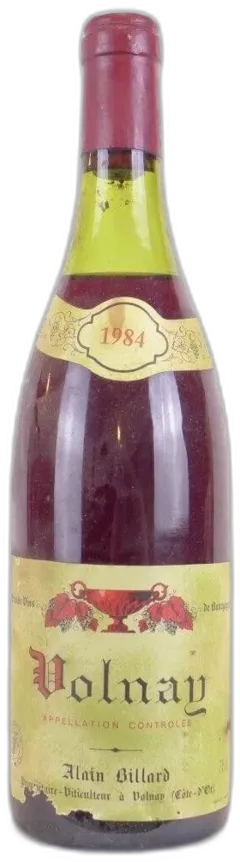 photos du vin 1984 Volnay Alain Billard Rouge Bourgogne