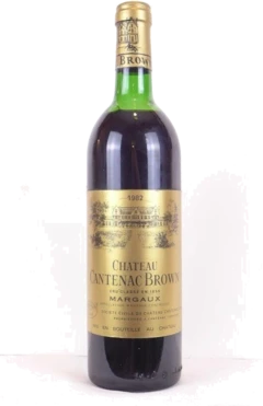 photo 1982 Margaux Château Cantenac Brown Grand Cru Classé b1 Rouge Bordeaux