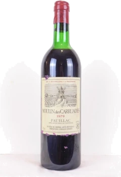 photo 1979 Pauillac Moulin des Carruades du Château Lafite-Rothschild Rouge Bordeaux