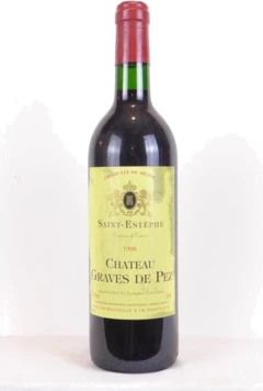photo 1996 Saint-Estèphe Château Graves de Pez Rouge Bordeaux