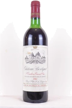 photo 1982 Saint-Émilion Château Berliquet Grand Cru Rouge Bordeaux