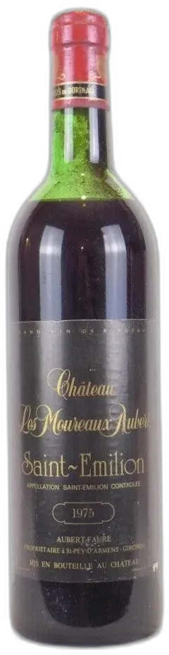 photo 1975 Saint-Émilion Château les Moureaux Aubert Rouge Bordeaux