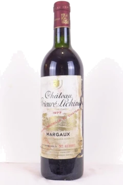 photo 1977 Margaux Château Prieuré-Lichine Grand Cru Classé Étiquette Abîmée) Rouge Bordeaux