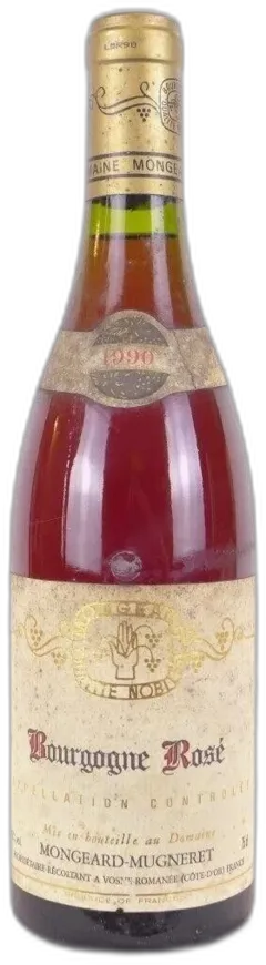 photo 1990 Bourgogne Mongeard-Mugneret Rosé Bourgogne