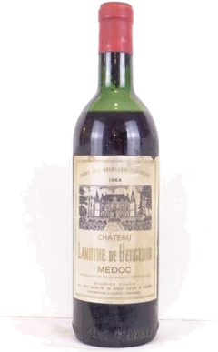 photo 1964 Médoc Château Lamothe Bergeron Cru Bourgeois Supérieur Rouge Bordeaux