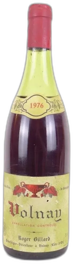 capture du vin 1976 Volnay Roger Billard Rouge Bourgogne