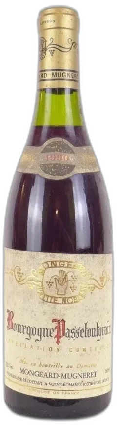 photo 1990 Passetoutgrain Mongeard-Mugneret b1 Rouge Bourgogne