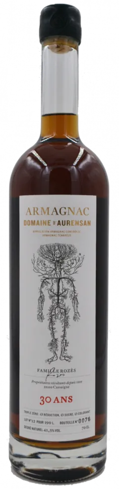 capture du vin Armagnac 30 Ans d’Âge