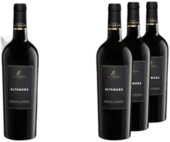 photo Altemura 2021 Doc Primitivo di Manduria 4 Bottiglie in Cassa di Legno Masseria Altemura