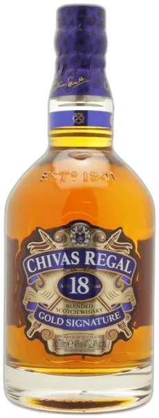 illustration du vin Chivas Regal 18 Ans Scotch Blended