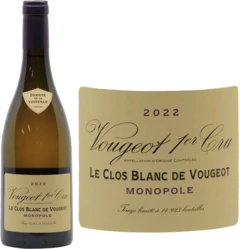 photo Vougeot 1er Cru Blanc le Clos Blanc Monopole'