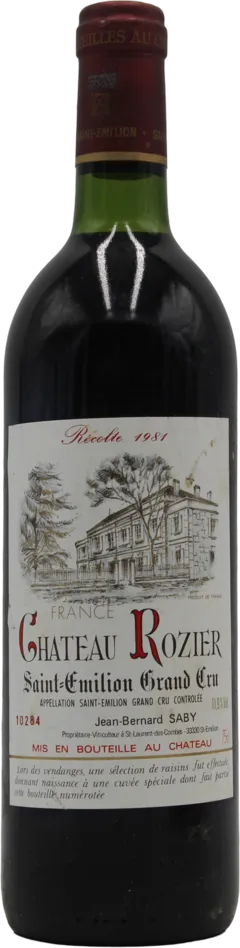 photo Chateau Rozier 1981