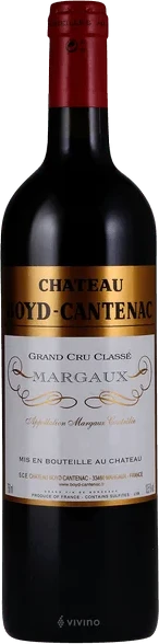 photo Boyd Cantenac Rouge 2022 un Grand Crus Margaux