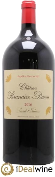 photo Château Branaire Ducru 4ème Grand Cru Classé 2016