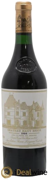 photo Château Haut Brion 1er Grand Cru Classé 1986