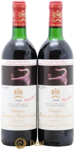 photo Château Mouton Rothschild 1er Grand Cru Classé 1990