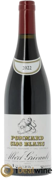 photo Pommard 1er Cru Clos Blanc Albert Grivault 2022