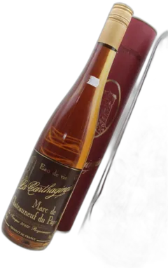 vue du vin Eau de Vie la Carthaginoise Marc de Chateauneuf du Pape