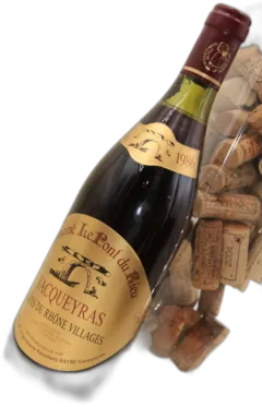photo Vacqueyras 1986 Domaine le Pont du Rieu