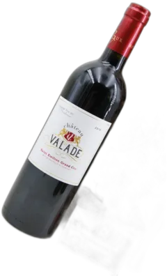 vue du vin Chateau Valade Grand Cru Saint Emilion