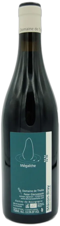 vue du vin Mâcon Bray Megalithe 2022