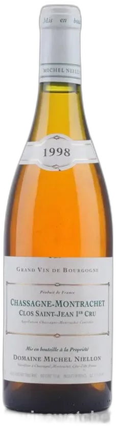 photo du vin 1998 Chassagne Montrachet Blanc Clos st Jean