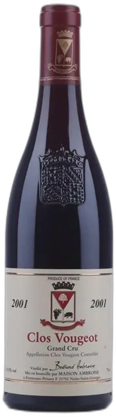 image du vin 2001 Clos Vougeot
