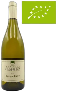 photo Vin Blanc Bio Côtes du Rhône Aoc Chaume Arnaud