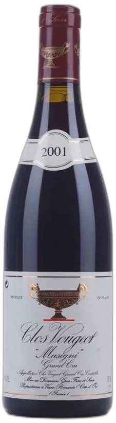photo du vin 2001 Clos Vougeot Musigni