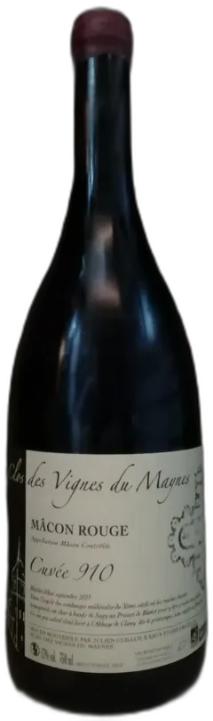 illustration du vin Vignes du Maynes Mâcon Rouge Cuvée 910 2023