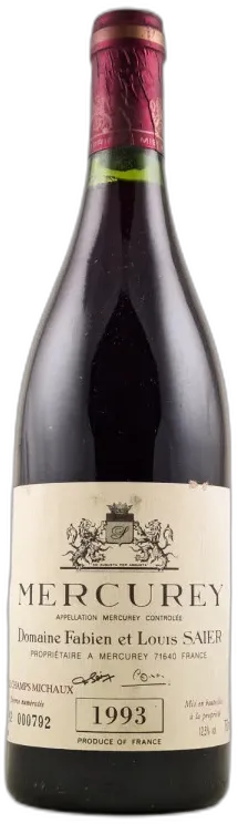 photo Domaine f & l Saier Mercurey 1993