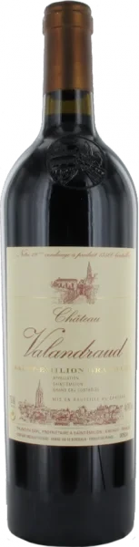 photo Valandraud Rouge 2003 la Selection du Sommelier Saint Emilion gc