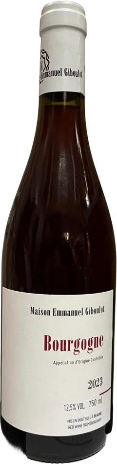 photo du vin Emmanuel Giboulot Bourgogne Rouge 2023