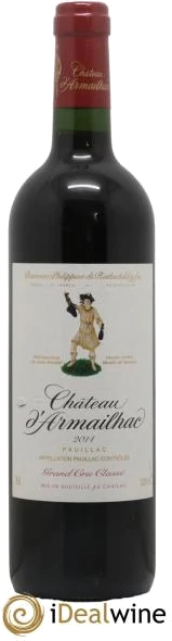 photo Château D&Apos; Armailhac Mouton Baron Philippe 5ème Grand Cru Classé 2014