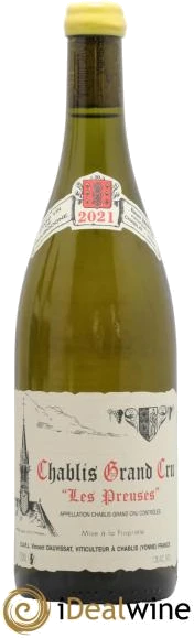 photo Chablis Grand Cru les Preuses Vincent Dauvissat 2021