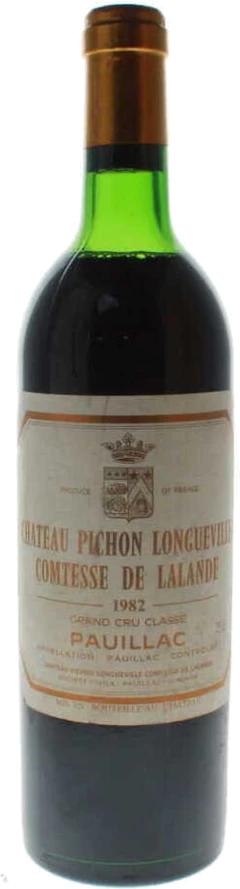 photo 1982 Chateau Pichon Longueville Comtesse de Lalande 2eme Cru Classe, Pauillac