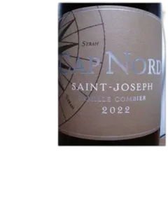 photo Saint Joseph Rouge Cap Nord Domaine Combier 2022