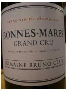 photo Bonnes Mares Grand Cru Bruno Clair 2012