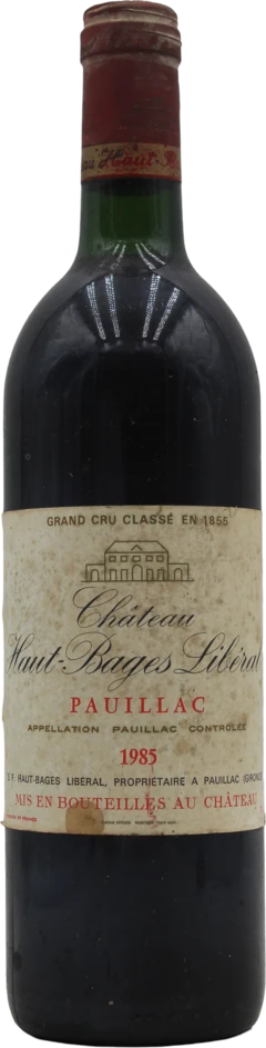 photo Chateau Haut Bages Liberal 1985