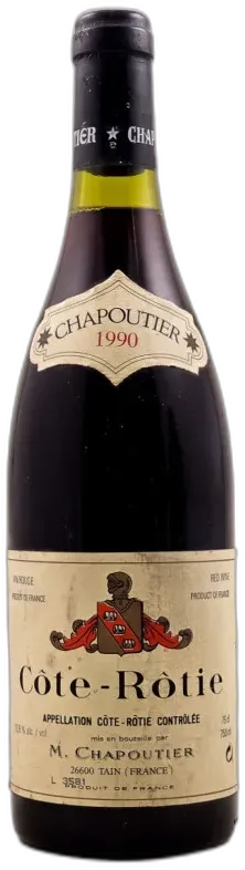 photo Chapoutier Côte Rôtie 1990